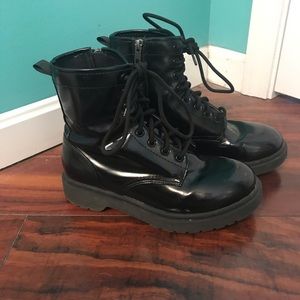 Black Combat Boots